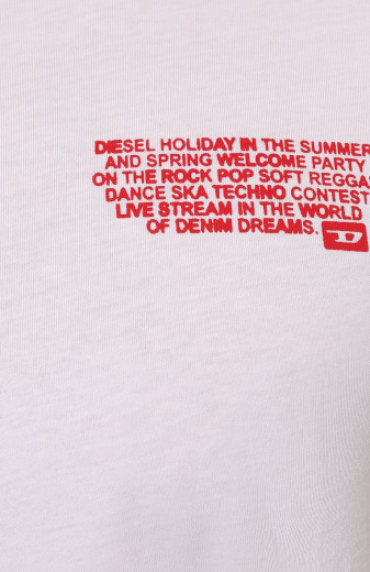 Футболка мужская DIESEL bianco 100bianco