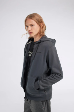 Толстовка мужская GAS SWEN HOOD ZIP BRAND. 3920