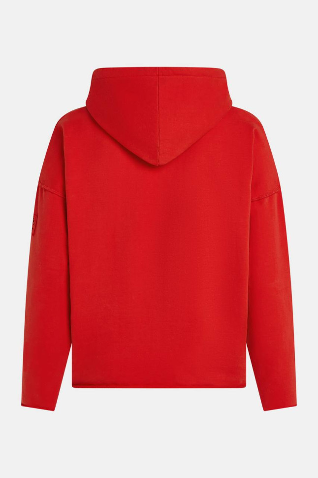 Толстовка женская Penn&Ink 330/90 ( tomato/black )